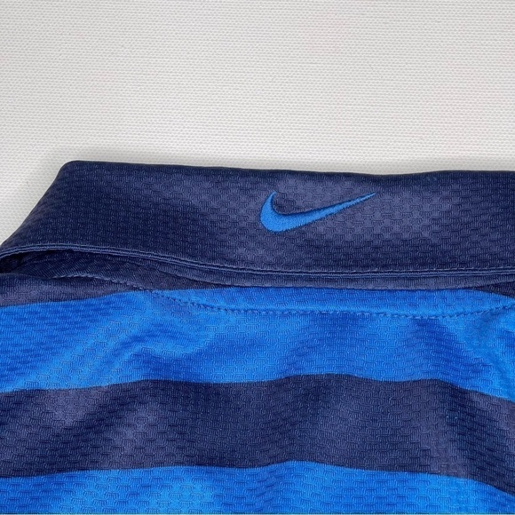 Nike Golf Fit Dry Polo Shirt Blue Preppy Resort Vacation Summer Short Sleeve - Picture 9 of 15
